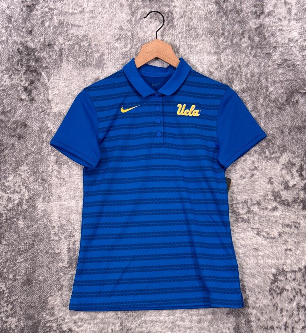 New Nike Polo Shirt XS Womens UCLA Bruins Blue